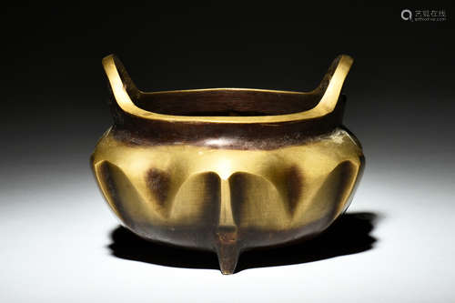 BRONZE CAST TRIPOD CENSER