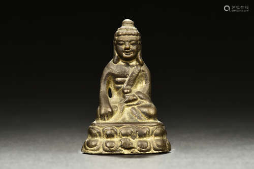 BRONZE CAST BUDDHA FIGURE