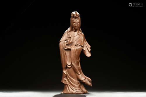 YIXING ZISHA GUANYIN FIGURE