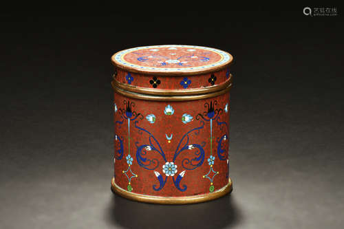 CLOISONNE CIGARETTE BOX