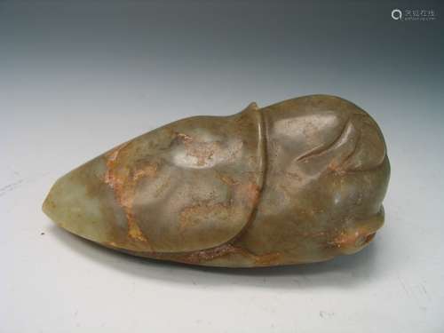 Chinese Carved Jade Cicada.