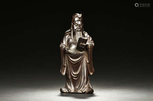 WOOD CARVING OF GUAN YU