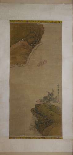 KE TING, CHINESE WATERCOLOR PAINTING - 18TH CENTURY