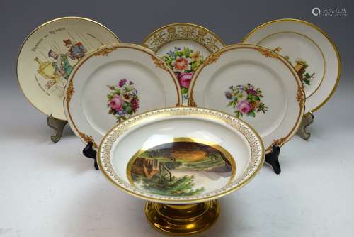 19th Century 6 Pieces of Porcelain Items