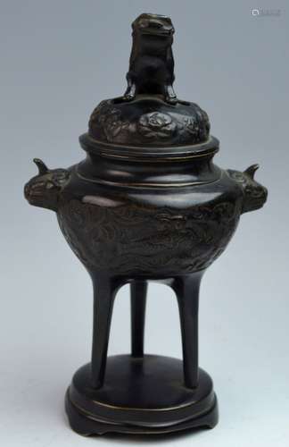 Chinese Bronze Incense Burner