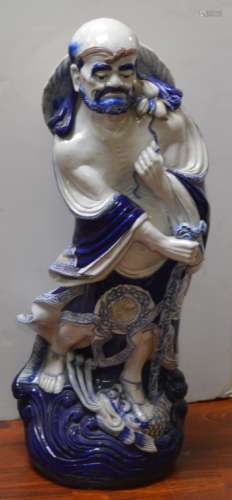 Chinese Porcelain Figure of Damo