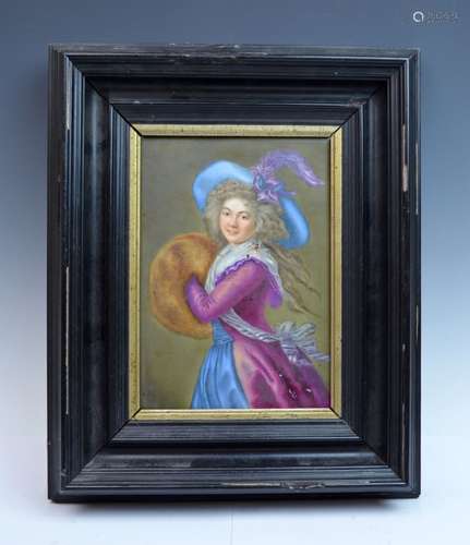 French Porcelain Plaque