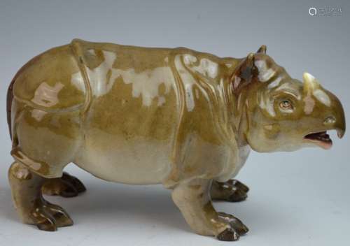 Meissen Figure of Rhinoceros