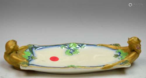 Austrian Art Deco Porcelain Dish