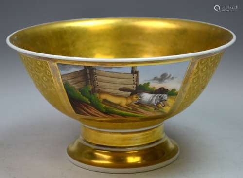 1830-1840 Russian Porcelain Bowl