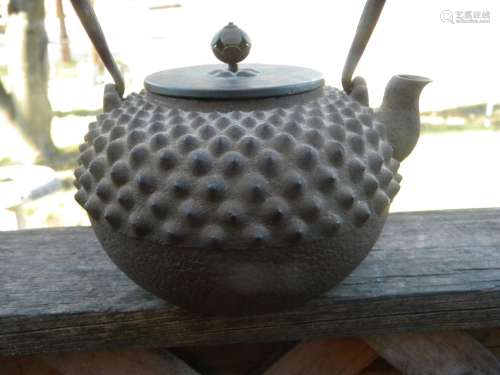 Antique Japanese Iron Teapot 18th C.