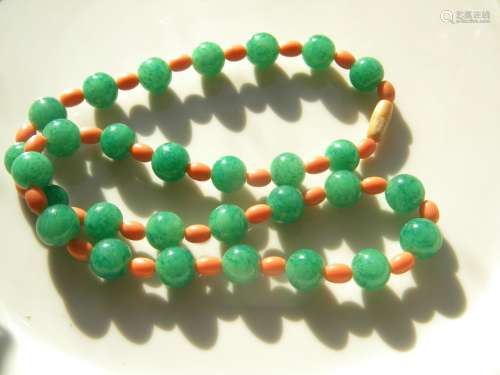 Antique Chinese Bead Necklace