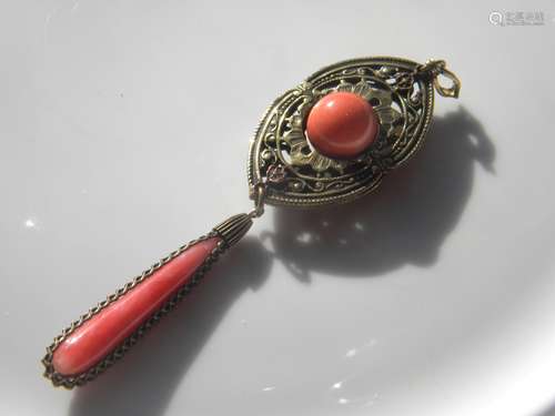 Antique Filigree Pendant