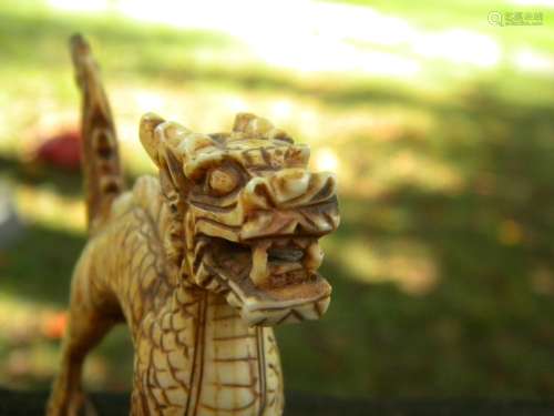 Antique Chinese Dragon Statue