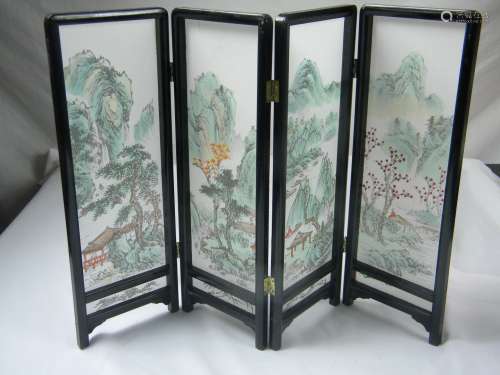 Vintage Chinese Table Screen