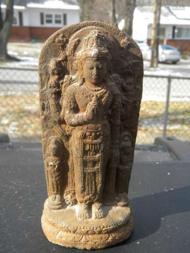 Antique Stone Buddha Statue