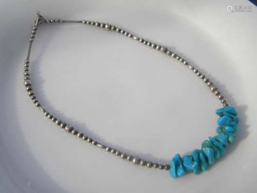Vintage Natural Turquoise Necklace