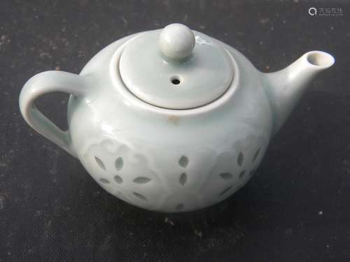 Vintage Chinese Celadon Teapot