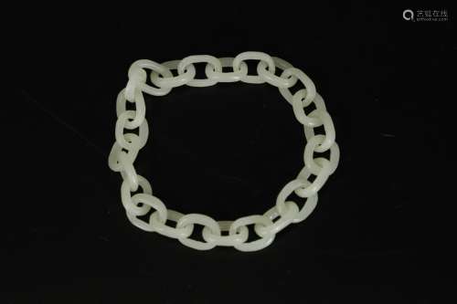 Chinese Jade Carved Bracelet