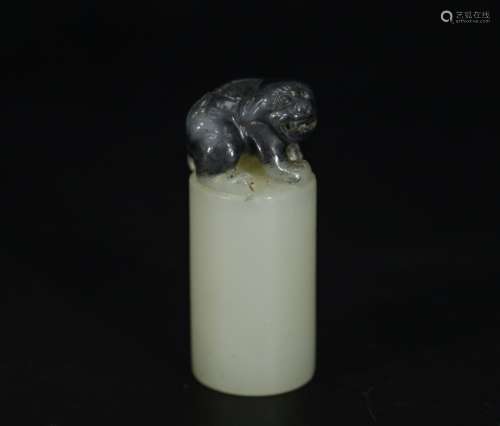 Chinese Jade Carving of a Seal