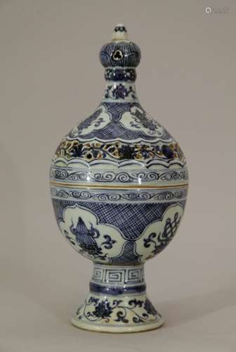 Chinese Blue/White Porcelain Censer