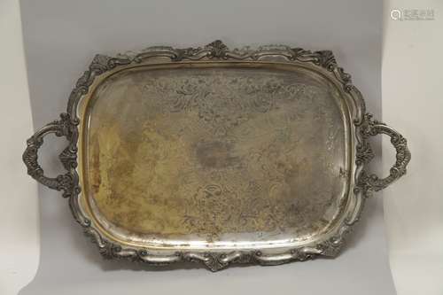 European Silver Plated Tray