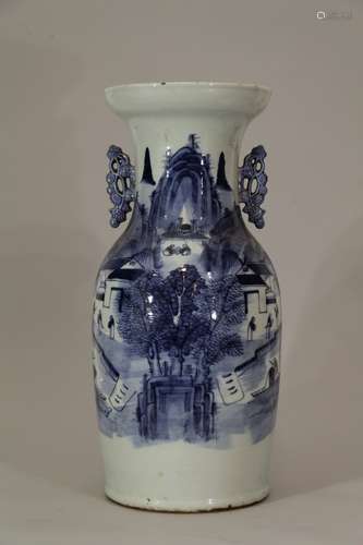 Chinese Blue/White Porcelain Vase