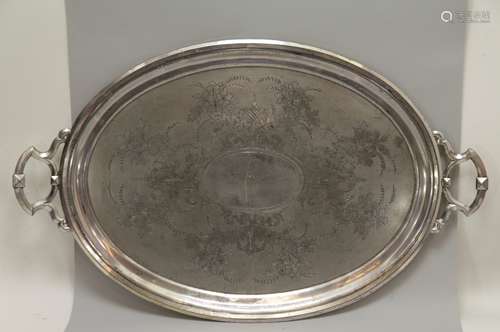 European Silver Plated Tray