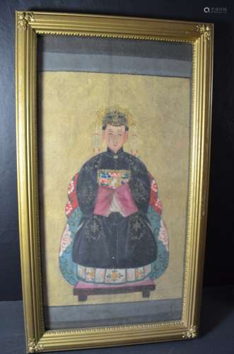 Chinese Antique Female Painting