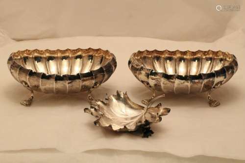 3 Pieces of Buccellati Sterling Silver Bowls