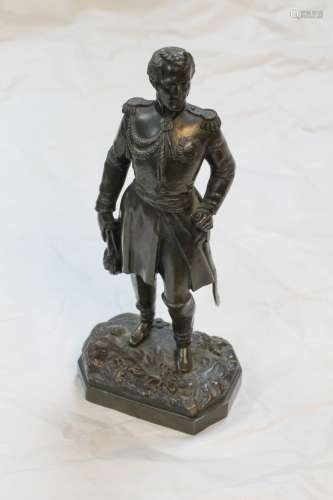 Antique Bronze General Figure