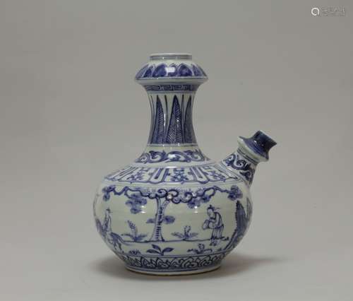 Chinese Blue/White Wine Ewer