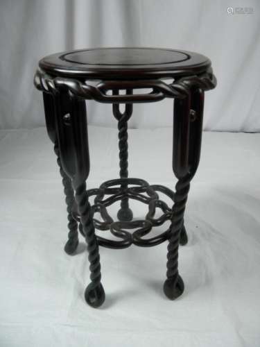 Antique Chinese Rosewood Stool