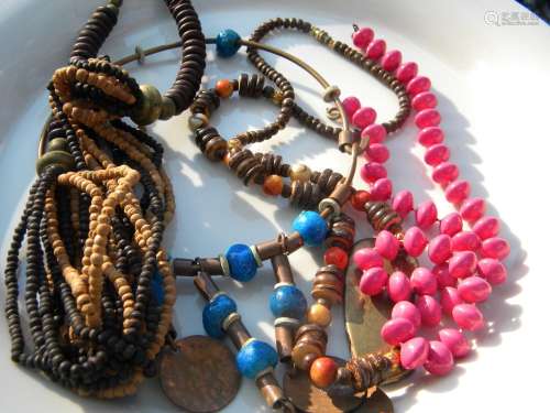 Four Vintage Necklaces
