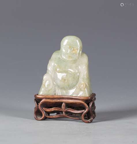 CARVED JADEITE BUDDHA