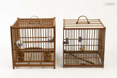 A PAIR OF BIRD CAGES, QING DYNASTY