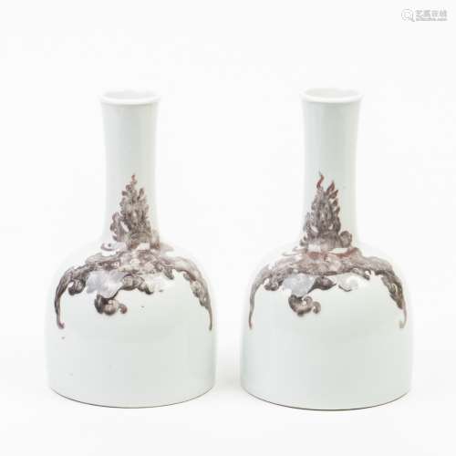 A SET TWO PORCELAIN VASES