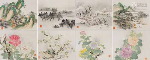 ZHANG XIANG (QING DYNASTY), AN ALBUM OF PAINTINGS