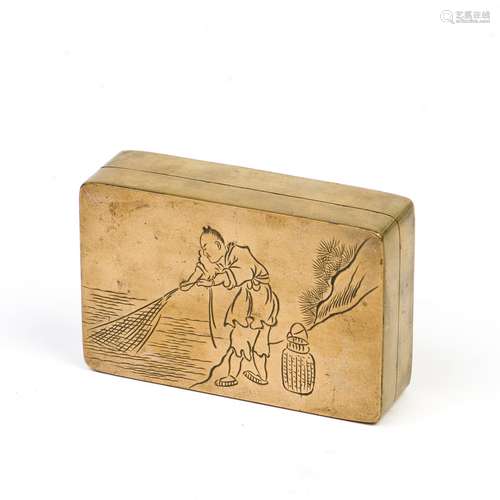 AN INK BOX, LATE QING EARLY REPUBLIC PERIOD