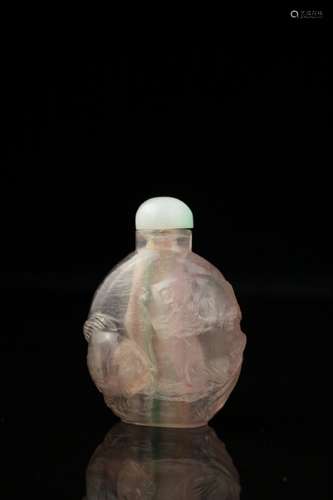 A Fluorite small snuff bottle, 19th/20th century,