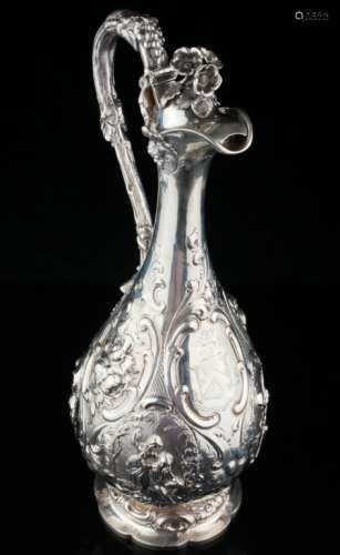 Victorian Sterling Silver claret jug London, 1865