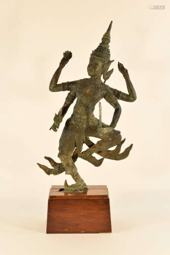 Antique Thai Bronze Dancer