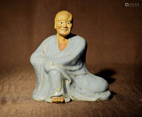 Chinese Chiwan Figurine of a Lohan