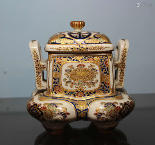 Japanese Satsuma Censer