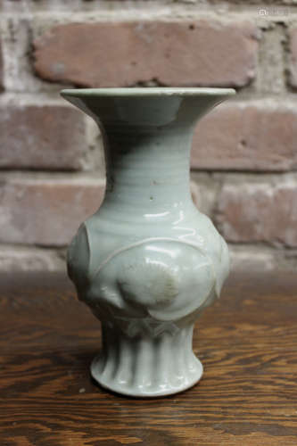 Chinese Celadon Porcelain Vase - 18th cen