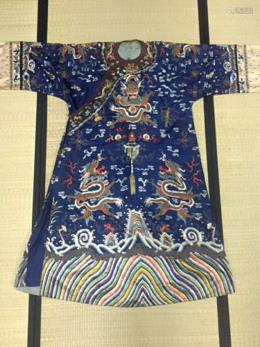 Chinese Embroidery Dragon Robe
