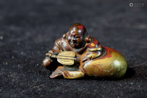 Chinese Gilt Bronze Paper Weight