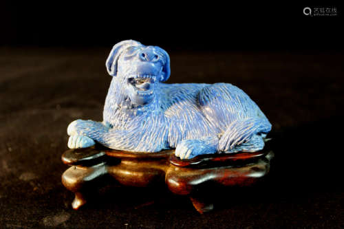 Chinese Porcelain Model of a Foodog