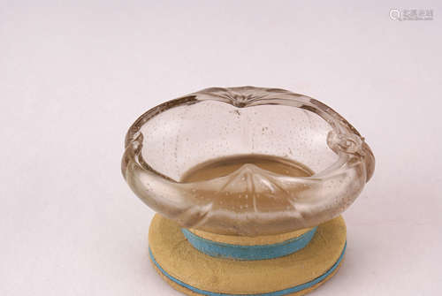 A Chinese Crystal Stone Water Pot