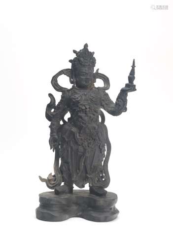 A Chinese Bronze Buddha